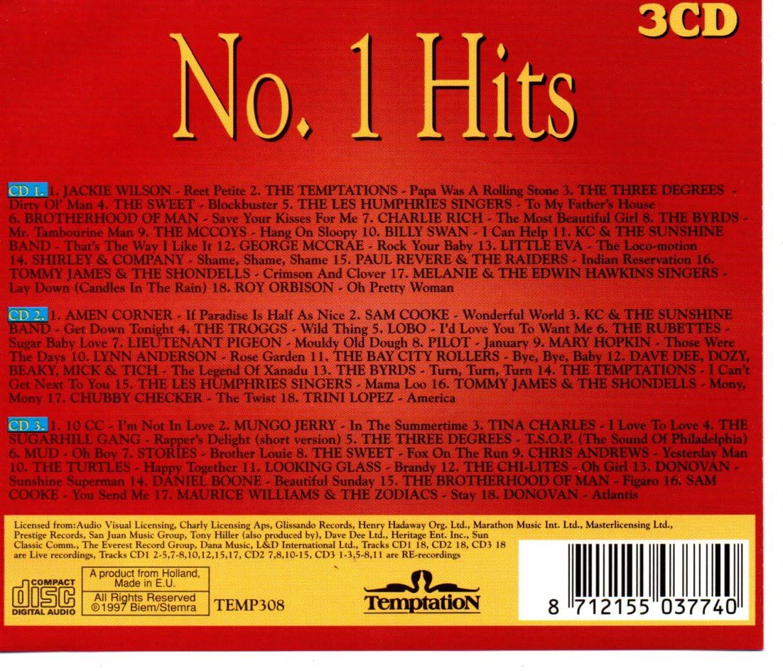 No 1 Hits