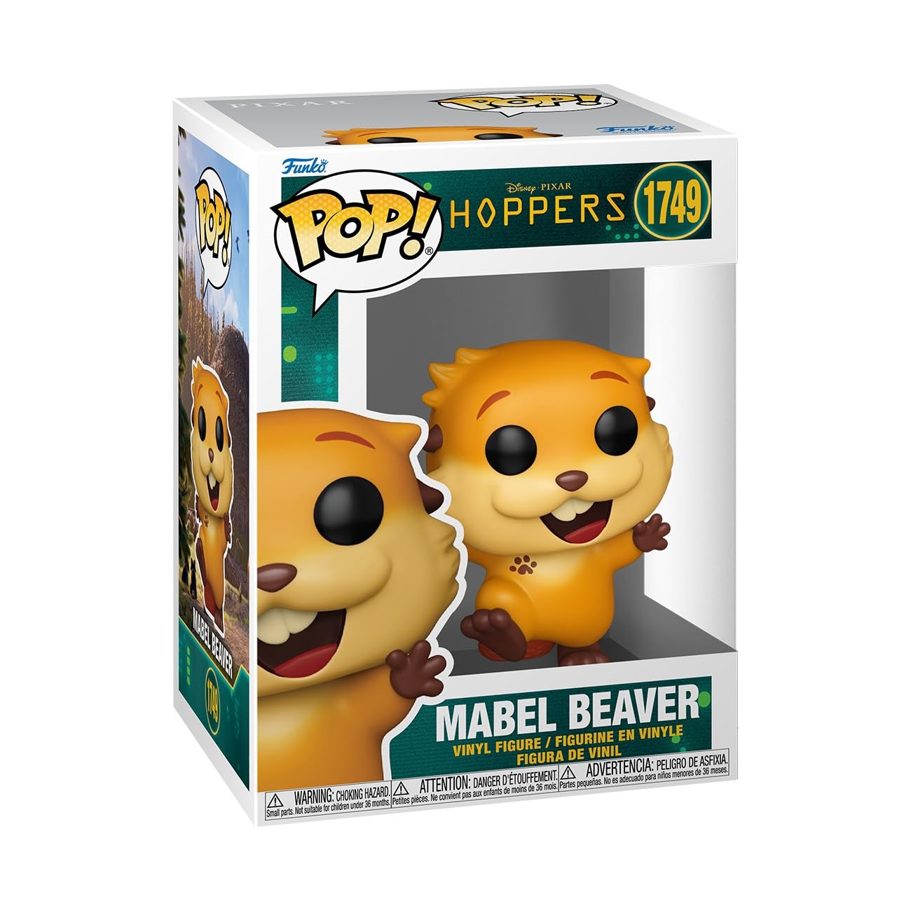 Funko POP! Disney: Hoppers - Mabel Beaver - 1 in 6 chance of receiving the rare Chase variant - Styles may vary - Collectable Vinyl Figure - Gift Idea - Official Merchandise - Toys For Kids & Adults