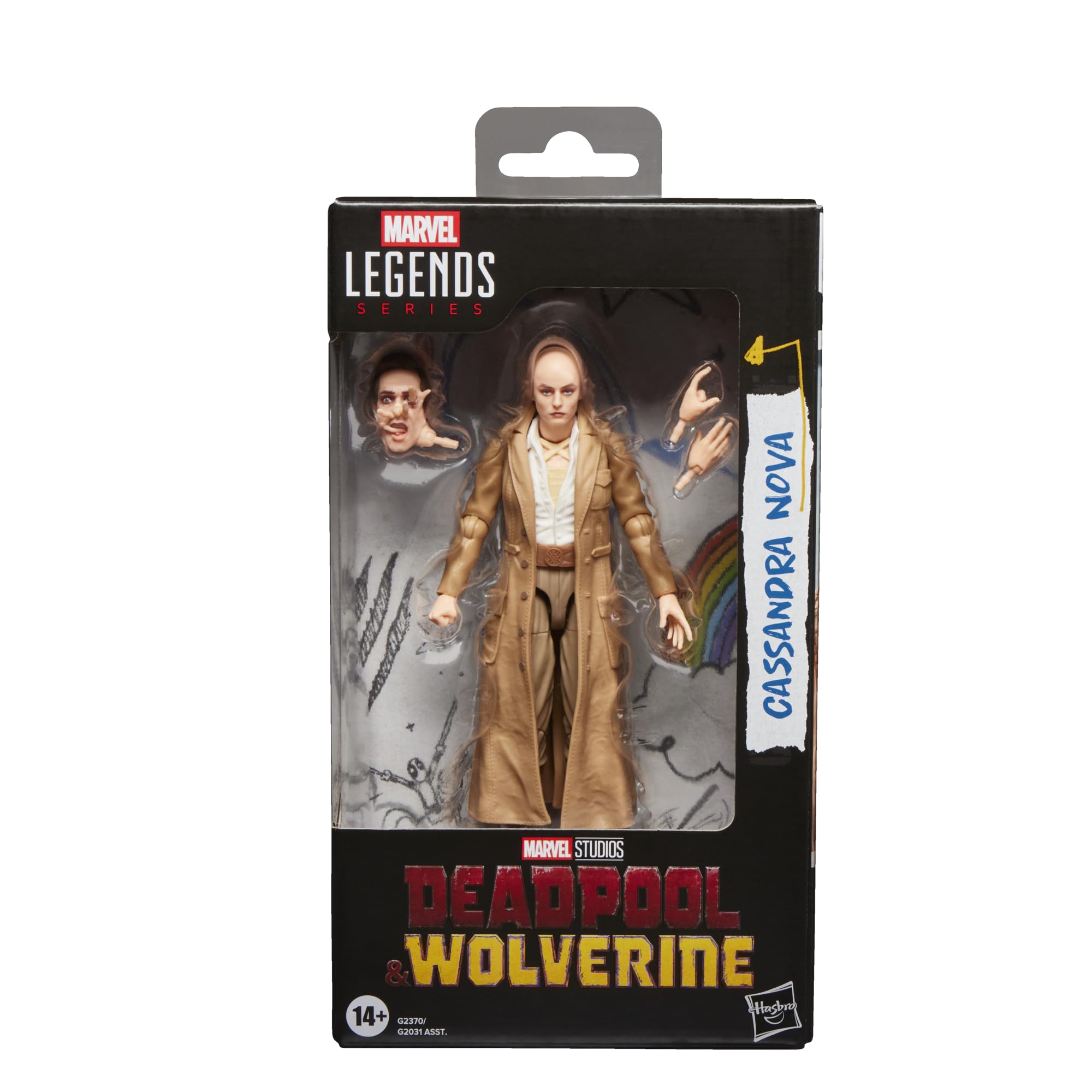 Marvel Legends Series Cassandra Nova, Marvel Studios' Deadpool & Wolverine Movie Collectible 6-Inch Action Figure Gift