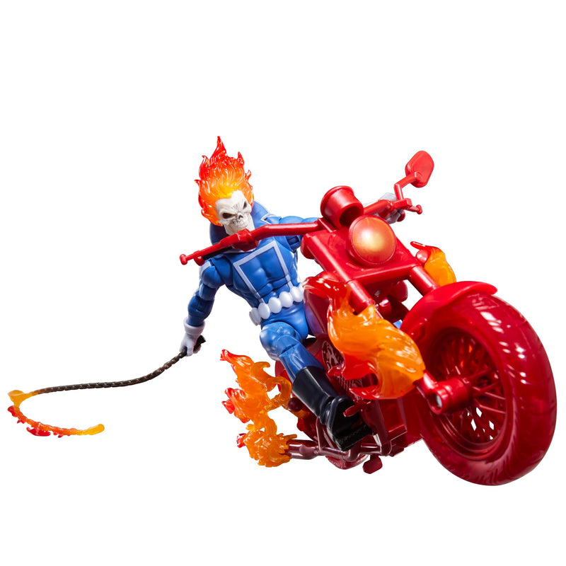 Marvel Legends Series Ghost Avenger Johnny Blaze Sammelfigur mit 15,2 cm Maßstab, Motorrad Comic inspiriert