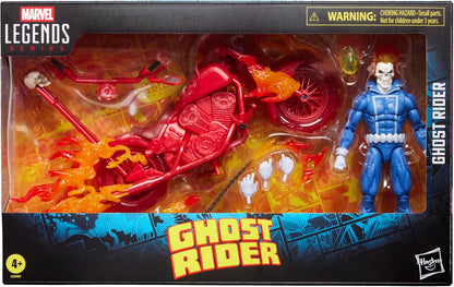 Marvel Legends Series Ghost Avenger Johnny Blaze Collectible Figure with 6" Scale Motorcycle Comic Inspired