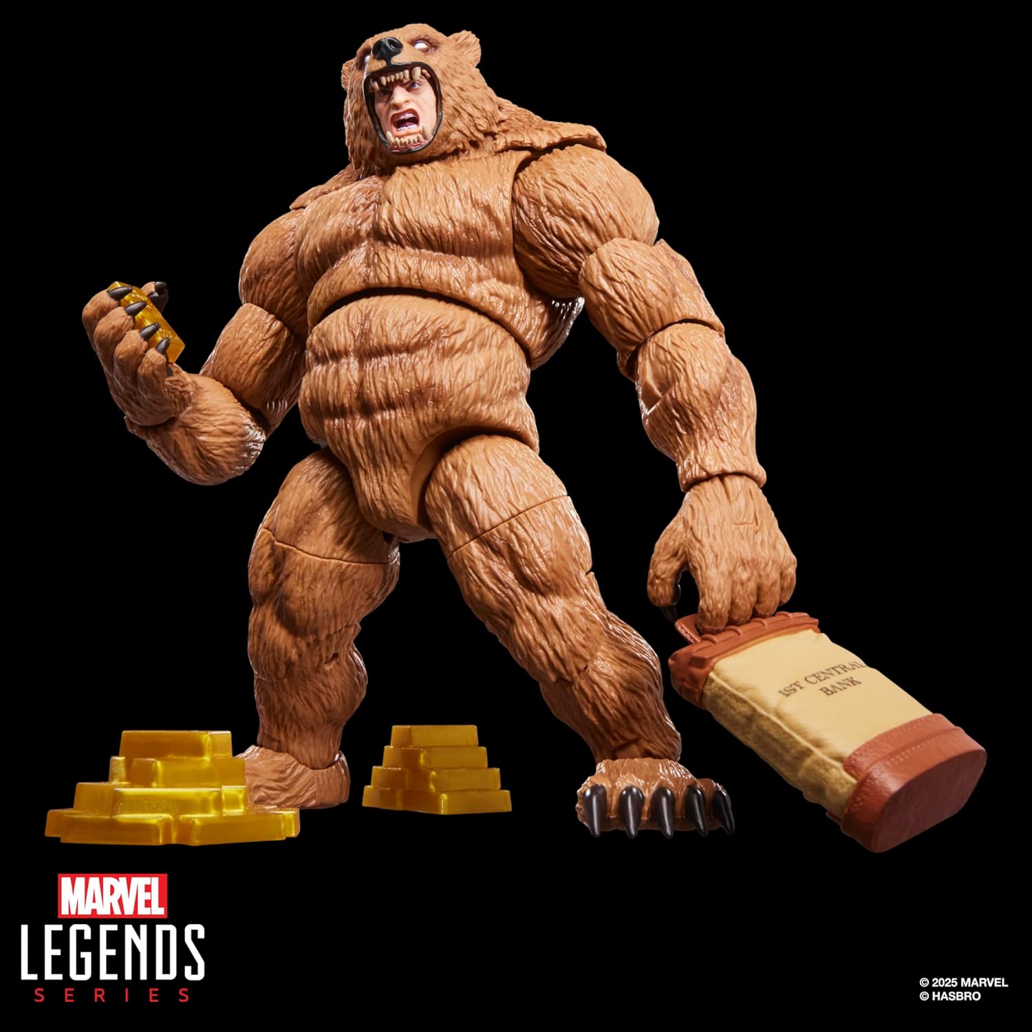 The Amazing Spider-Man Marvel Legends Action Figure Marvel`S Grizzly 15 Cm