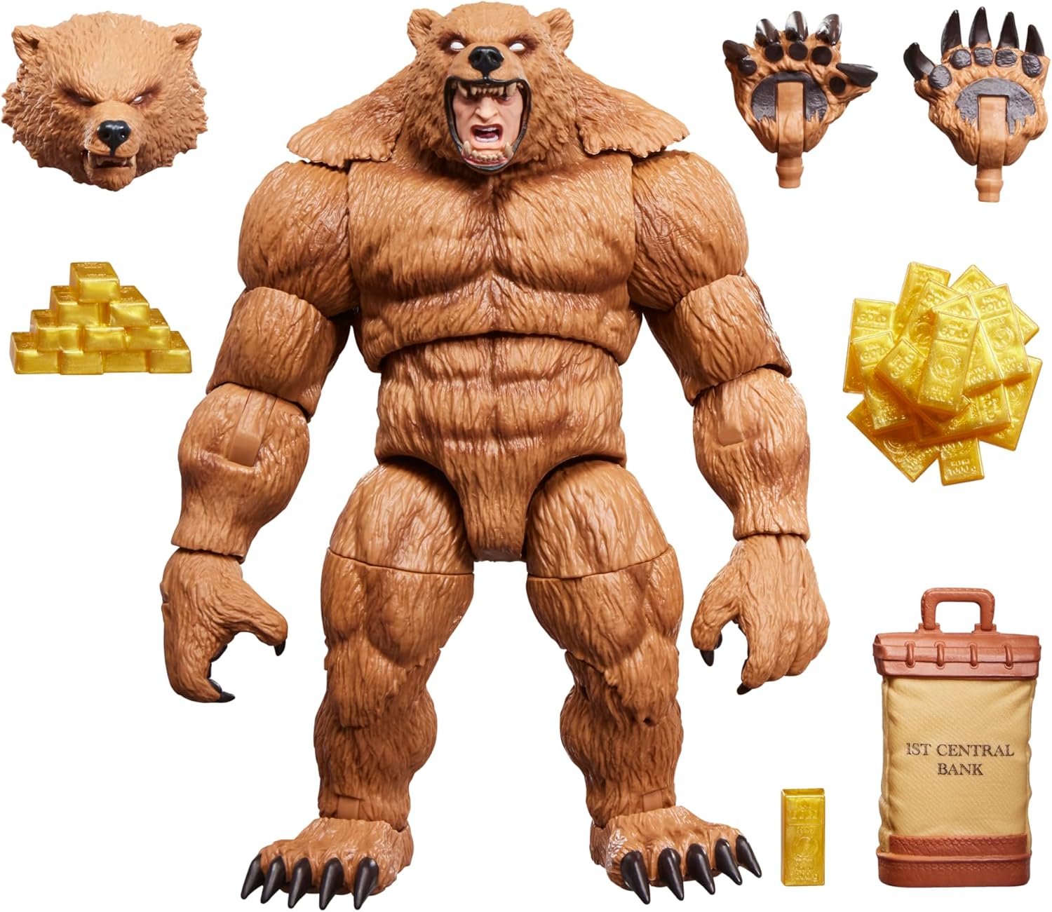 The Amazing Spider-Man Marvel Legends Action Figure Marvel`S Grizzly 15 Cm