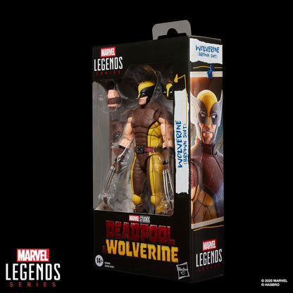 Marvel Legends Series Wolverine (Brown Suit), Marvel Studios' Deadpool & Wolverine Movie Collectible 6-Inch Action Figure Gift