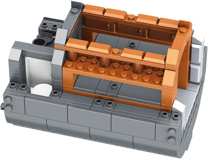 Revell Brick System 00960 U-Boat "Das Boot" Submarine Building Block Set, 1:56 Scale, 120cm in length, 6,483 Pieces, Includes Display Stand and Stickers For Decoration
