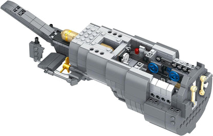 Revell Brick System 00960 U-Boat "Das Boot" Submarine Building Block Set, 1:56 Scale, 120cm in length, 6,483 Pieces, Includes Display Stand and Stickers For Decoration