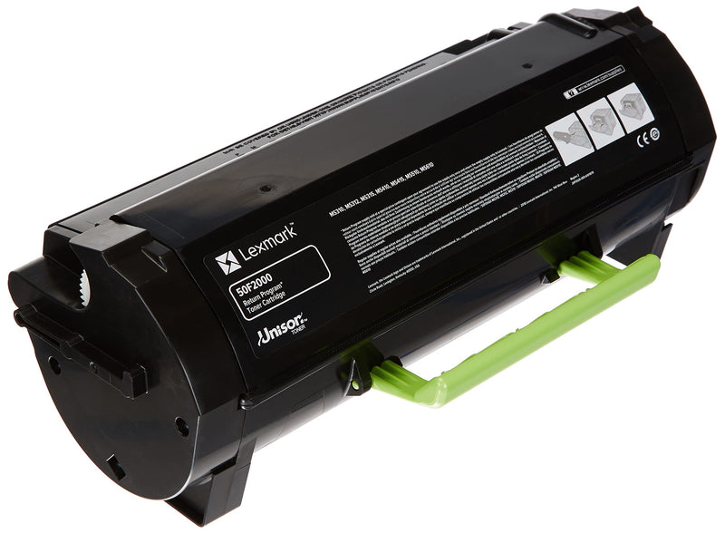 Lexmark 50F2000 502 (Black) standard yield toner cartridge (Yield 1500 Pages