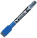 Pilot V-Board Master S 3.5 mm Tip Extra Fine Whiteboard Marker with Eraser - Blue (Box of 10