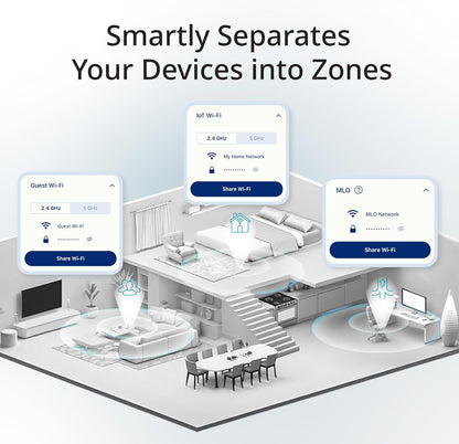 D-Link - Wi-Fi 7 Be3600 Mesh Router