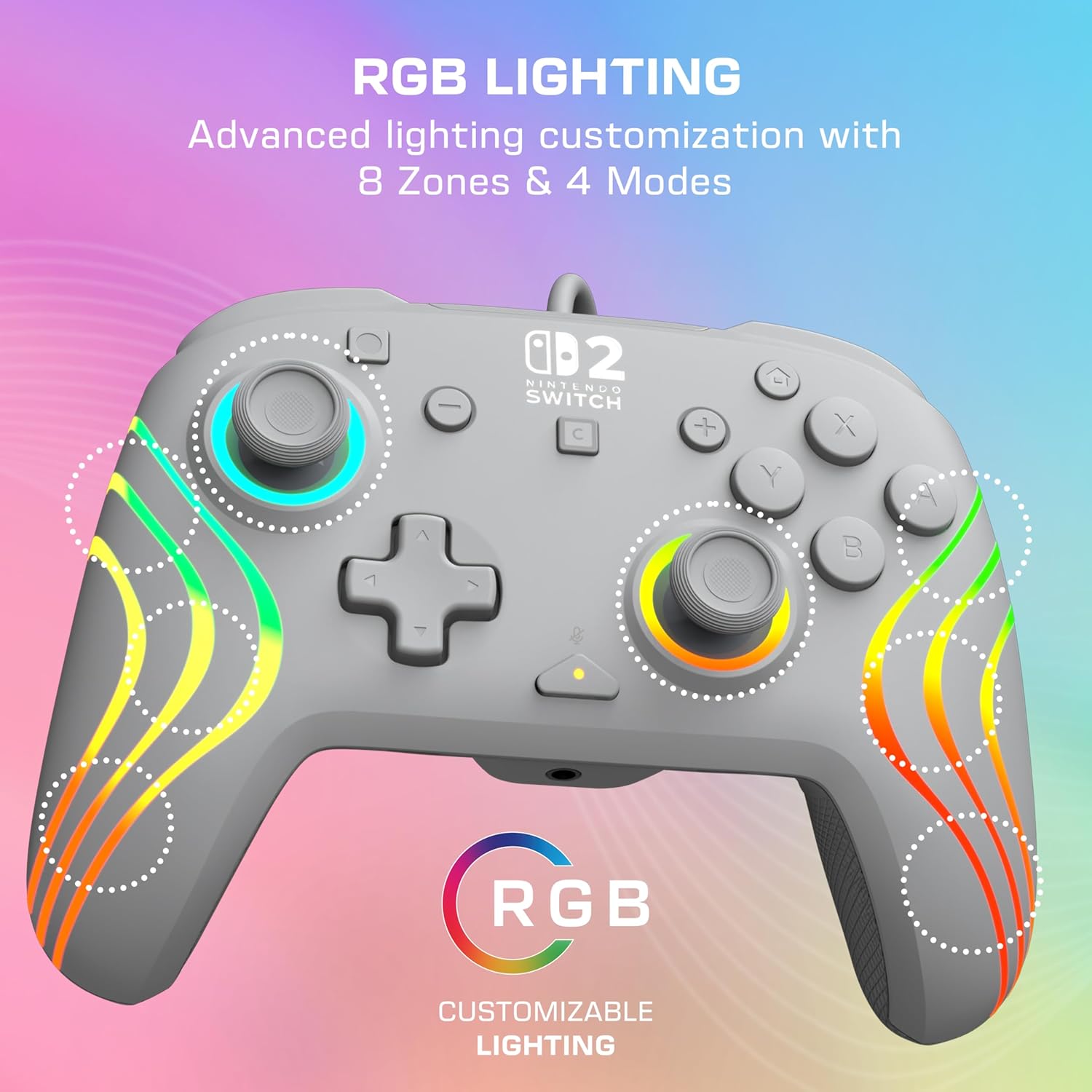 Turtle Beach - Wired Controller - Afterglow Wave (Grey)