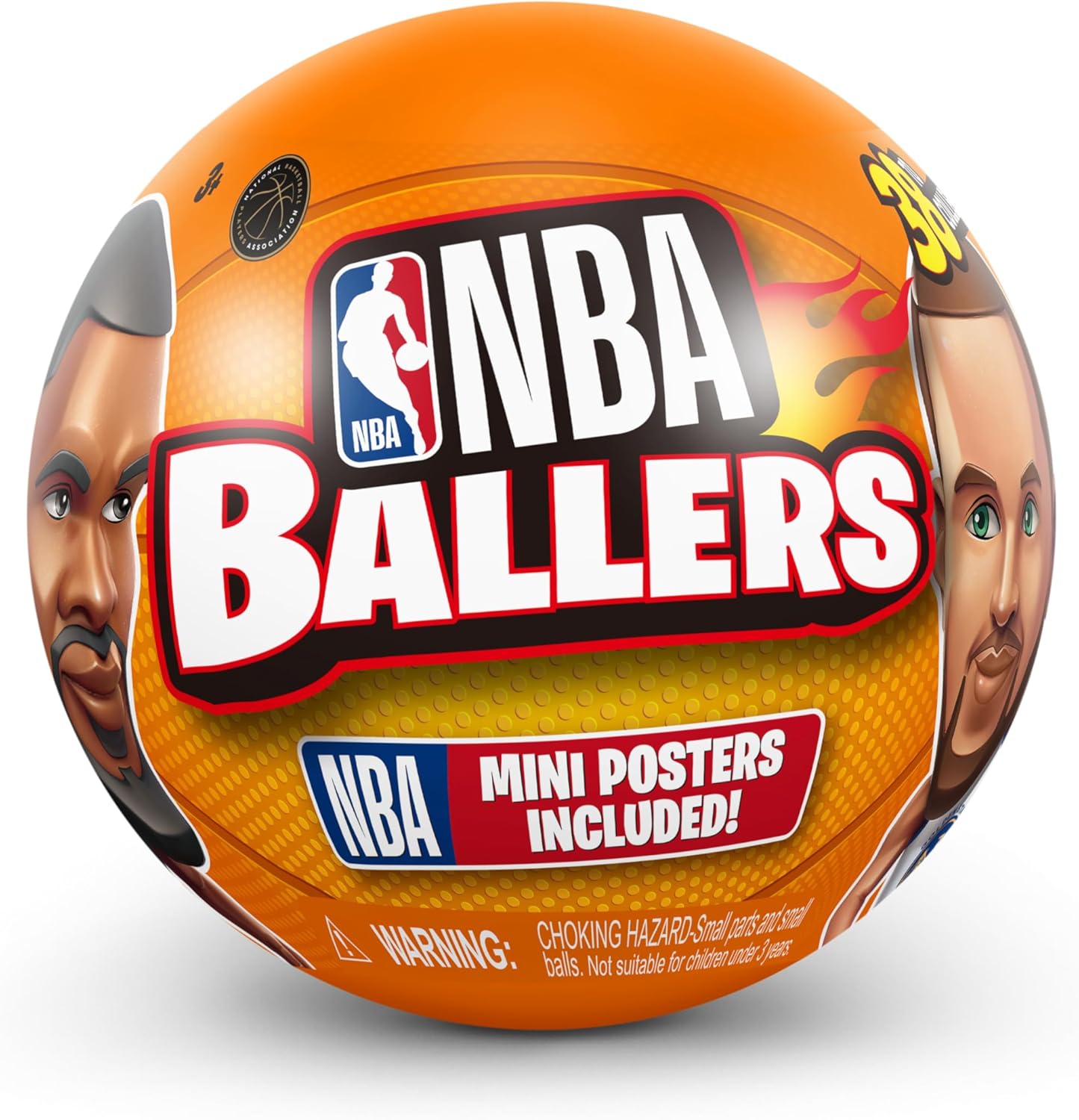 5 SURPRISE NBA Ballers by ZURU Surprise Unboxing Basketball Collectible Sports Toy For Boys (Single Capsule)