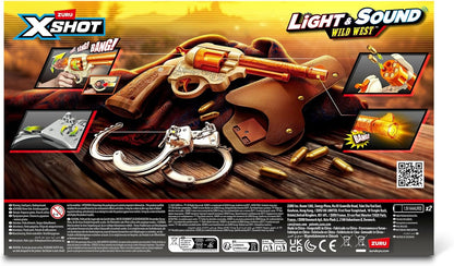 Zuru X-Shot Wild West Revolver with Light and Sounds