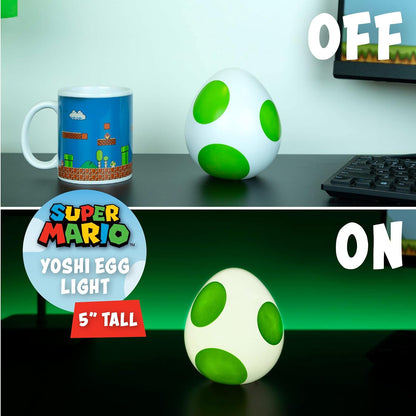 Paladone PP6046NN Mini Yoshi Egg Light BDP | USB Powered, Nintendo Night Light & Mood Lamp for Kids & Gamers | Ideal for Bedrooms, Office, Home, Green