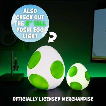 Paladone PP6046NN Mini Yoshi Egg Light BDP | USB Powered, Nintendo Night Light & Mood Lamp for Kids & Gamers | Ideal for Bedrooms, Office, Home, Green