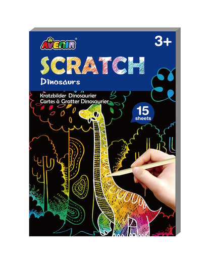 Avenir - Mini Scratch Book - Dinosaurs (58Ch191601)