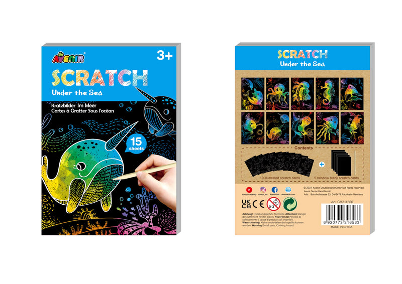 Avenir - Scratch Mini Book - Under The Sea (58Ch211656)