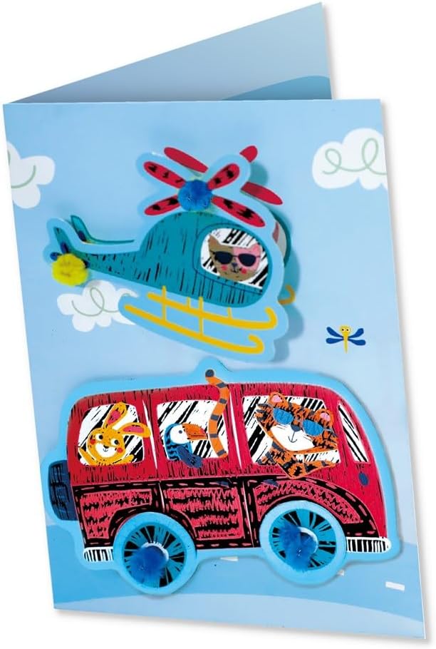 Avenir Cars Scratch Greeting Card