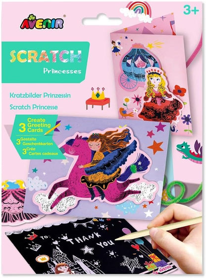 Avenir Princess Scratch Greeting Card