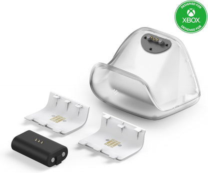 8BitDo Charging Dock for Xbox Wireless Controllers, Secure Magnetic Charging Station for Xbox Series X|S, One Controllers - Officially Licensed (White