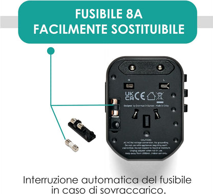 Adattatore Da Viaggio Universale