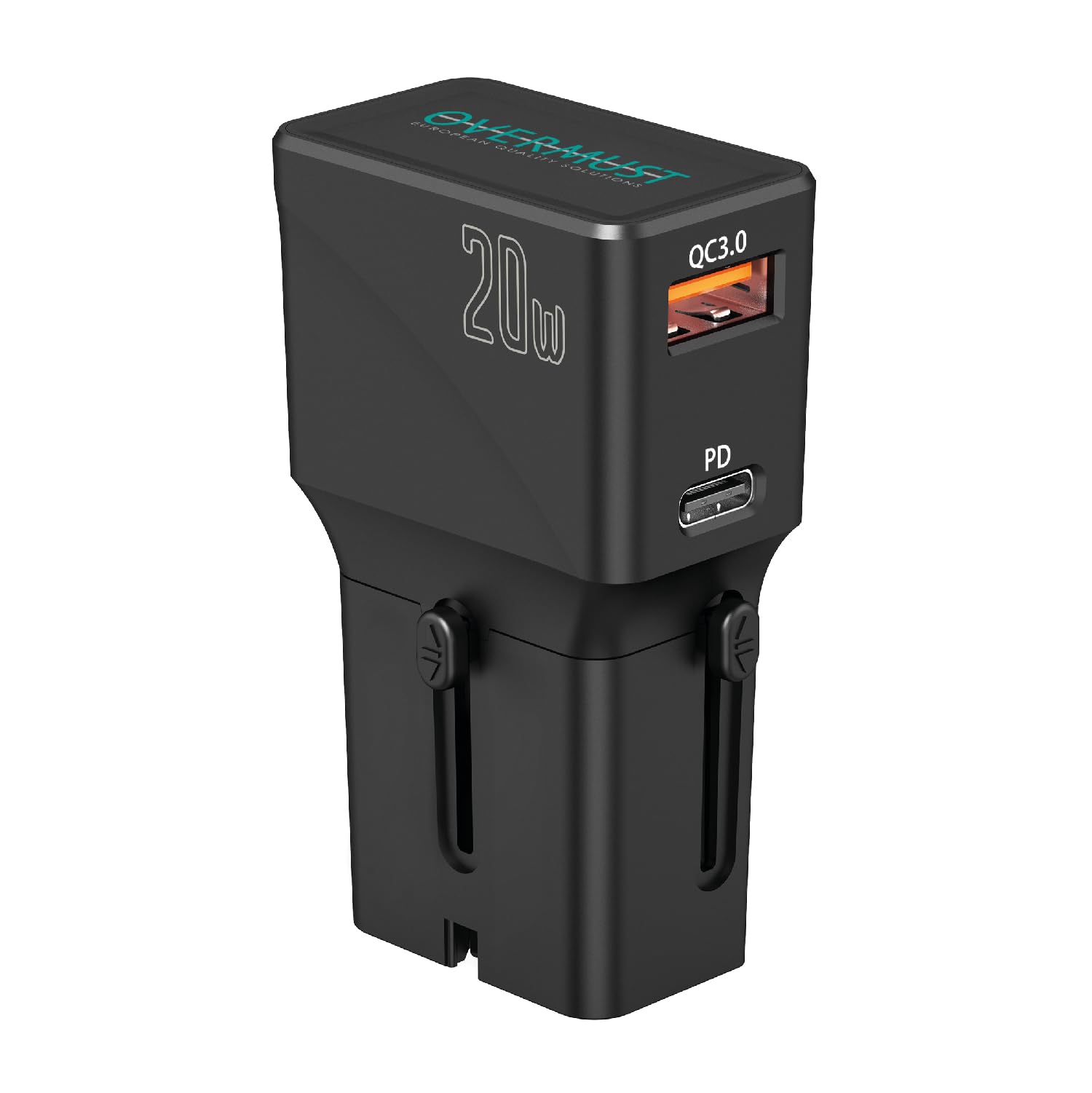 Travel Charger 2 Usb Port Pd 20W