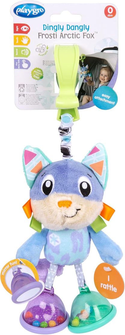 Playgro Dingly Dangly Fox Plush Activity Toy