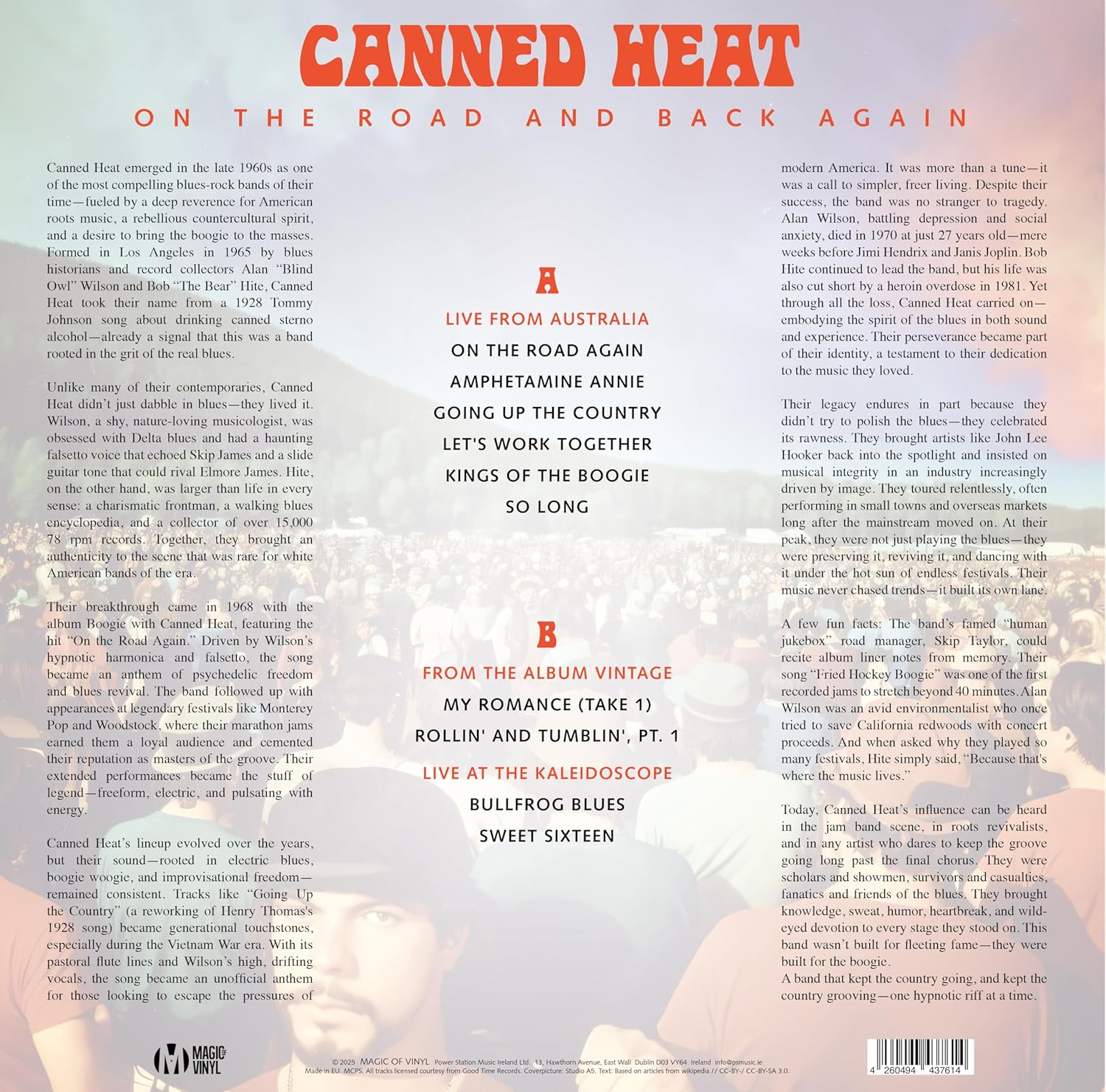Canned Heat - On The Road And Back Again r. - Limitiert