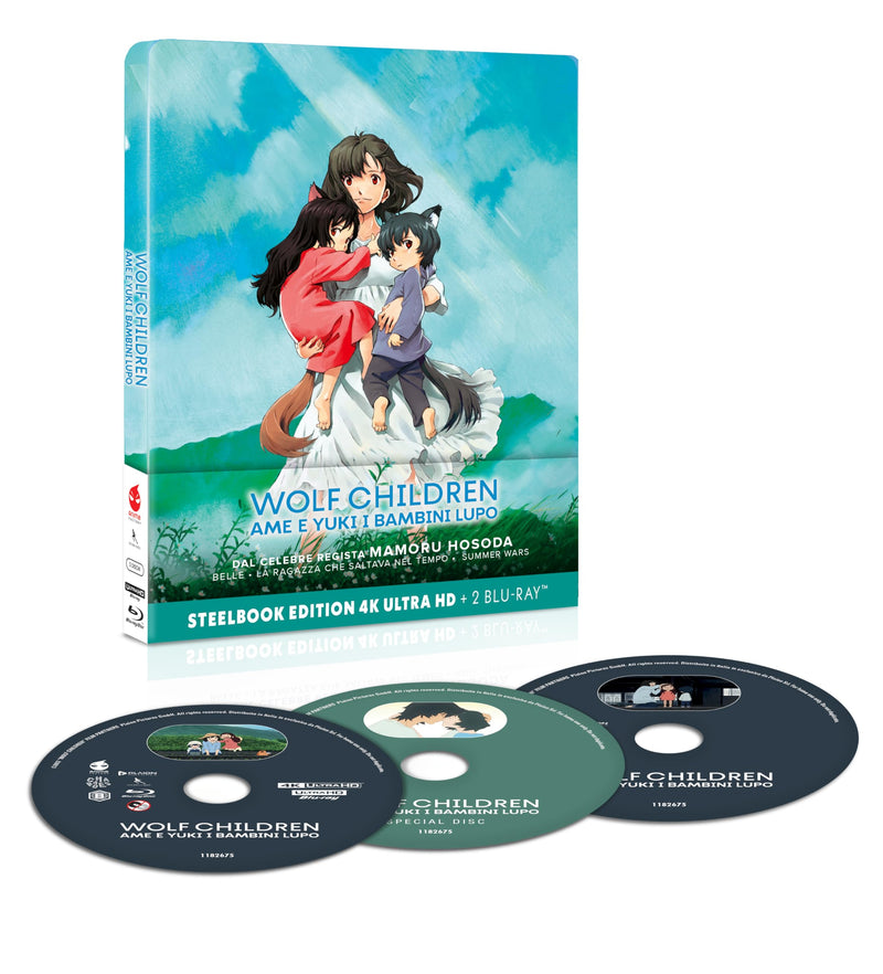 Wolf Children (Steelbook) (4K Ultra Hd+2 Blu-Ray)