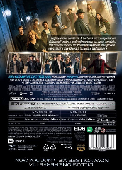 L'Illusione Perfetta - Now You See Me: Now You Don'T - 4K Steelbook (Bd 4K + Bd Hd
