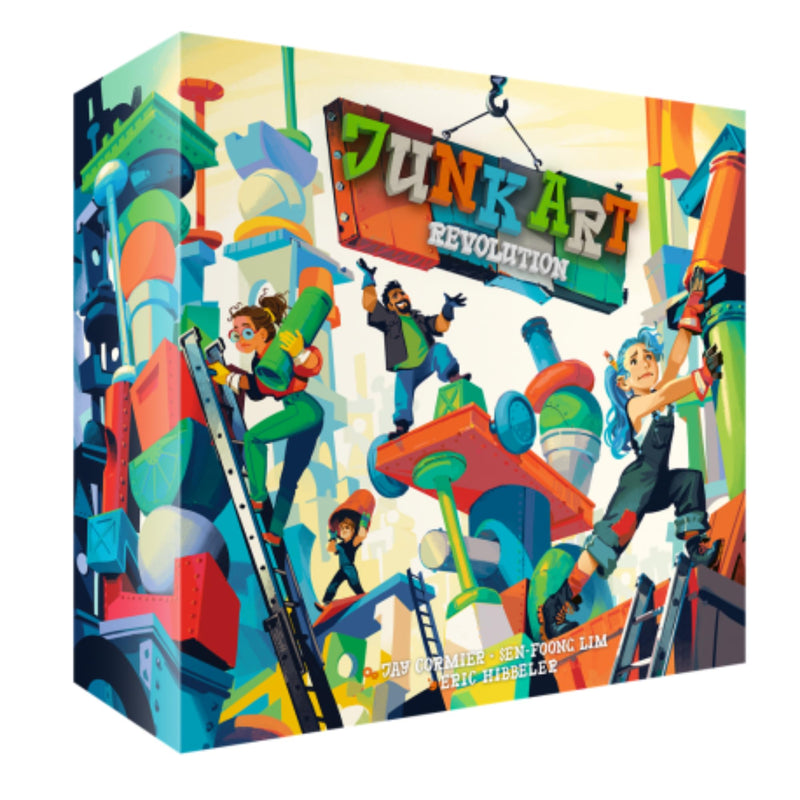 Junk Art Revolution | Board Game | Ages 8+ | 2-6 Players | 30 Minutes Playing Time