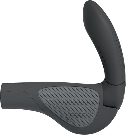 Ergon GP4 EVO - Manopole per bicicletta con manubrio integrato, colore: nero, taglia L