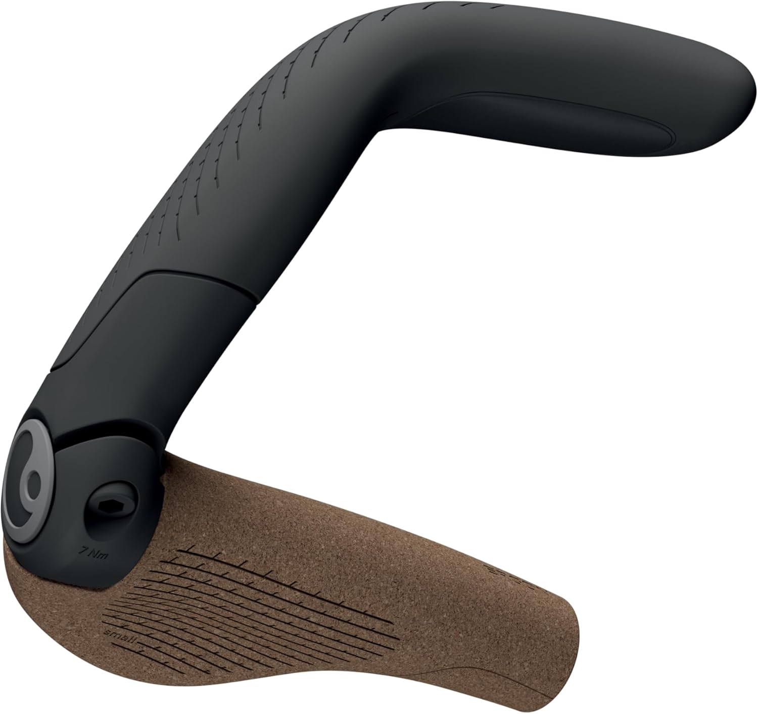 Ergon GP5 EVO - Manopole per bicicletta con manubrio integrato, Biokork, S