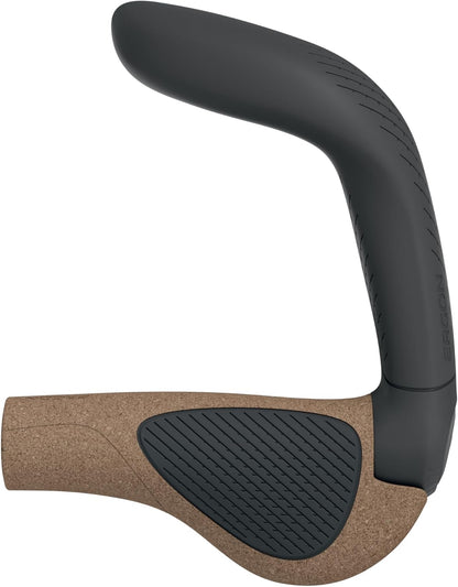 Ergon GP5 EVO - Manopole per bicicletta con manubrio integrato, Biokork, L