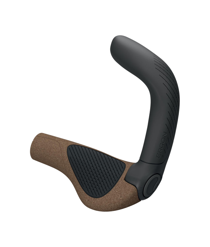 Ergon GP5 EVO - Manopole per bicicletta con manubrio integrato, Biokork, L
