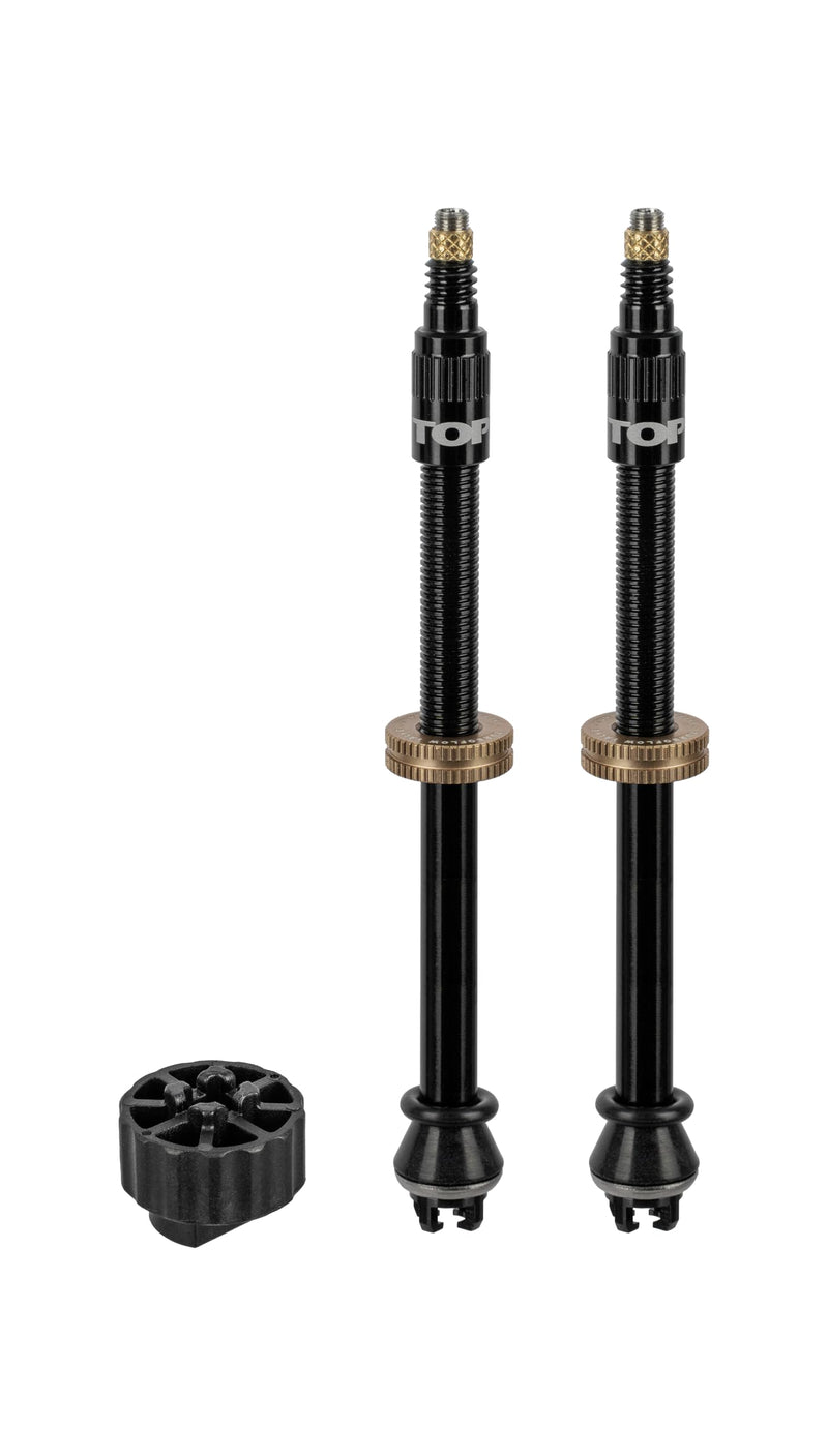 Topeak Kit valvola Turboflow 80mm, Presta