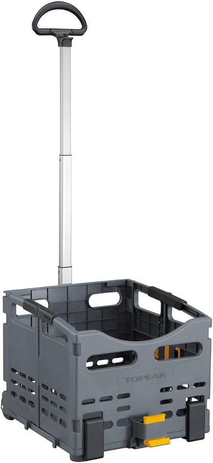 TrolleyTote Folding MTX Rear Basket, Black, One size