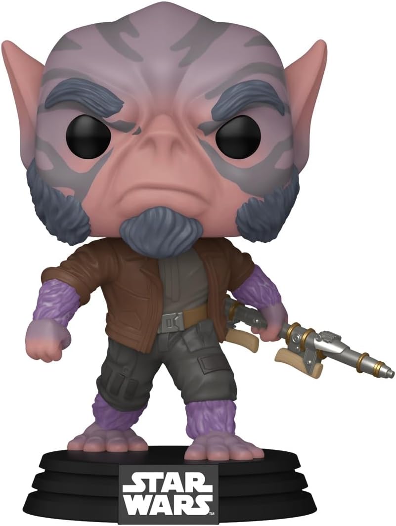 Funko POP! Star Wars: The Mandalorian and Grogu - Zeb Orrelios - Collectable Vinyl Figure - Gift Idea - Official Merchandise - Toys For Kids & Adults - Model Figure for Collectors and Display