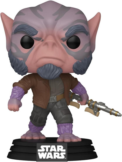 Funko POP! Star Wars: The Mandalorian and Grogu - Zeb Orrelios - Collectable Vinyl Figure - Gift Idea - Official Merchandise - Toys For Kids & Adults - Model Figure for Collectors and Display