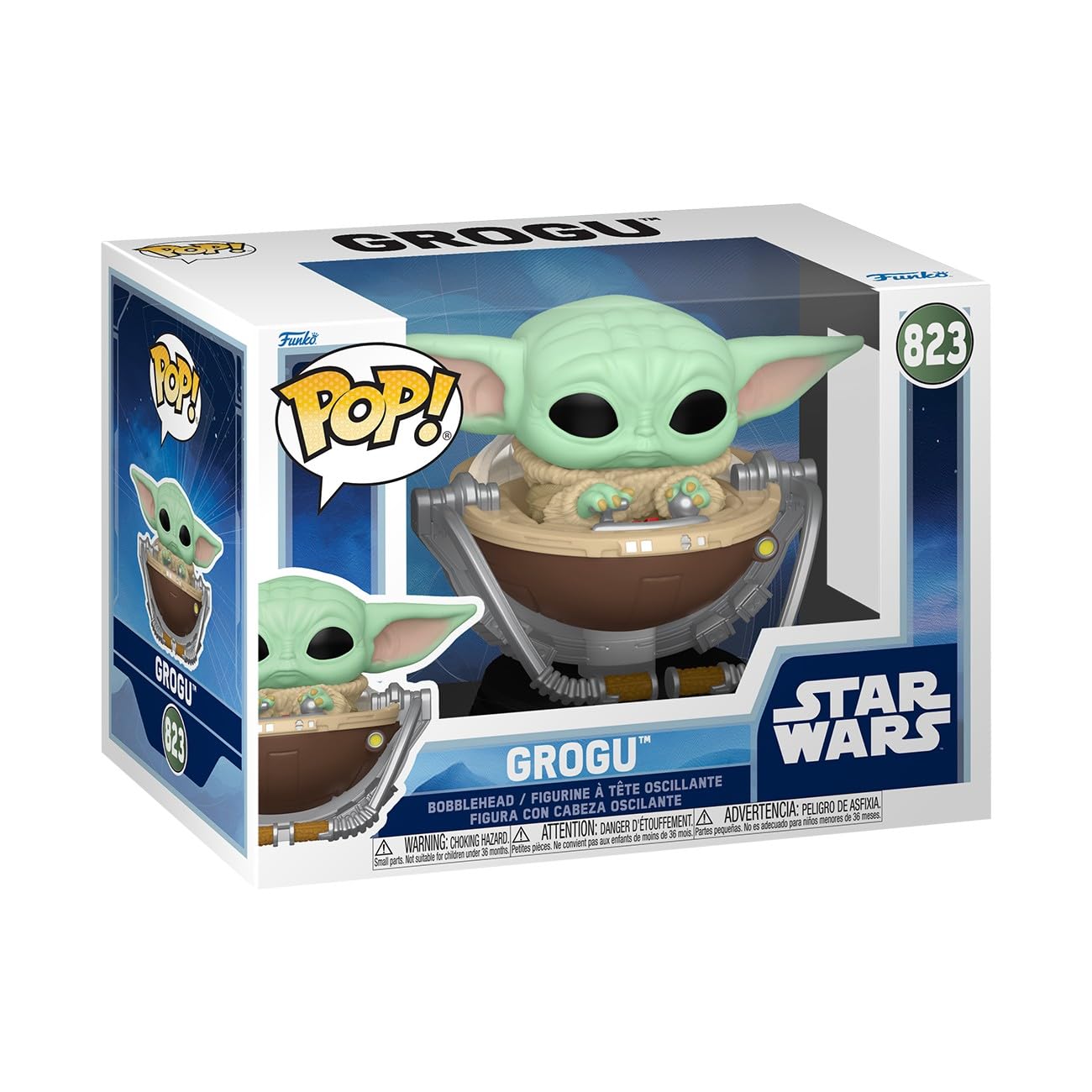 Funko POP! Star Wars: The Mandalorian and Grogu - Grogu in Pram - Collectable Vinyl Figure - Gift Idea - Official Merchandise - Toys For Kids & Adults - Model Figure for Collectors and Display