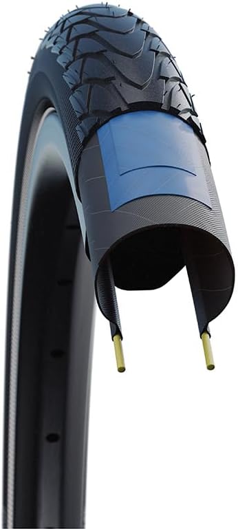 Schwalbe Marathon Racer Performance Line Bicycle Tyre - Black/Reflective 28 x 1.35