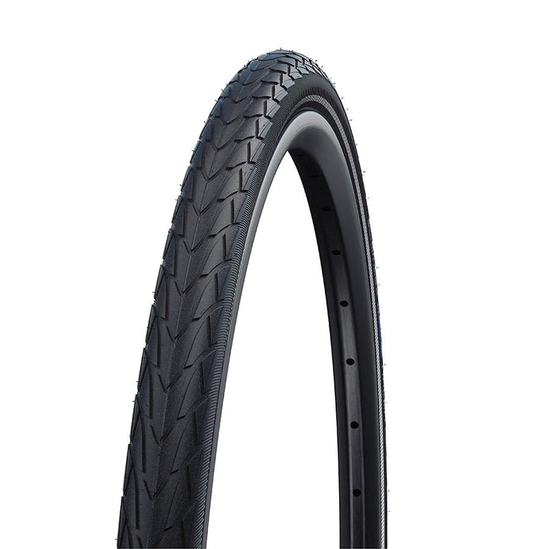Schwalbe Marathon Racer Performance Line Bicycle Tyre - Black/Reflective 28 x 1.35