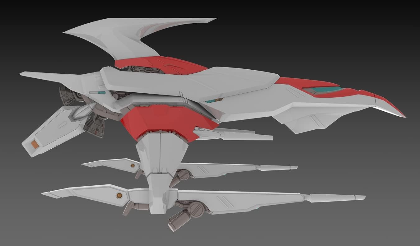 PLUM PP148 Darius Silverhawk 3F-1B SPACE FIGHTER Total Length Approx. 5.5 inches (140 mm), 1/144 Scale, Color-coded Plastic Model