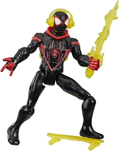 Marvel Spider-Man ActionVerse Miles Morales Action Figure & Accessories, 11.4-cm (4.5 inch) Super Hero Toys & Figures for Children, Ages 4+