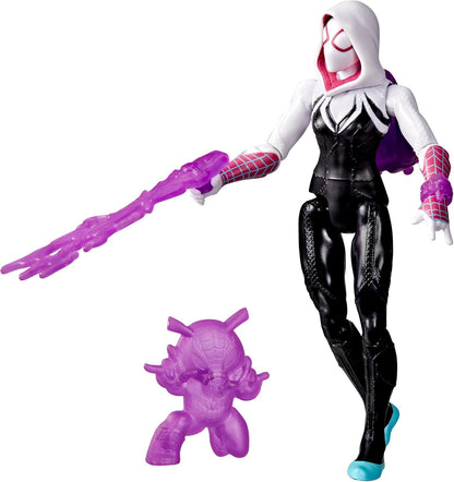 Marvel Spider-Man ActionVerse Ghost-Spider Action Figure & Accessories, 11.4-cm (4.5 inch) Super Hero Toys & Figures for Children, Ages 4+, Magenta