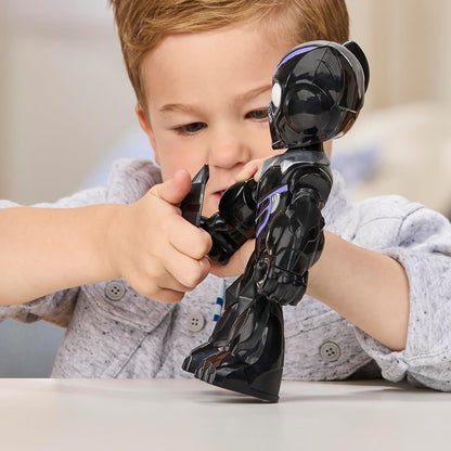 Iron Man and His Awesome Friends Marvel Black Panther Action Figure – 22.8 cm (9 Inch) Oversized Toy with Accessory, Ages 3+