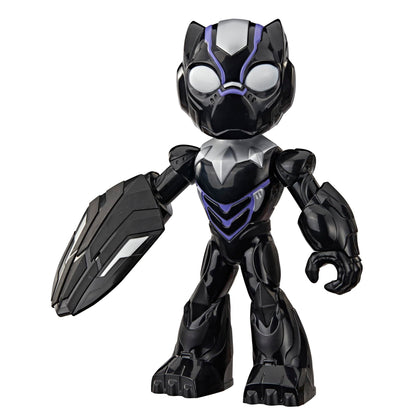 Iron Man and His Awesome Friends Marvel Black Panther Action Figure – 22.8 cm (9 Inch) Oversized Toy with Accessory, Ages 3+