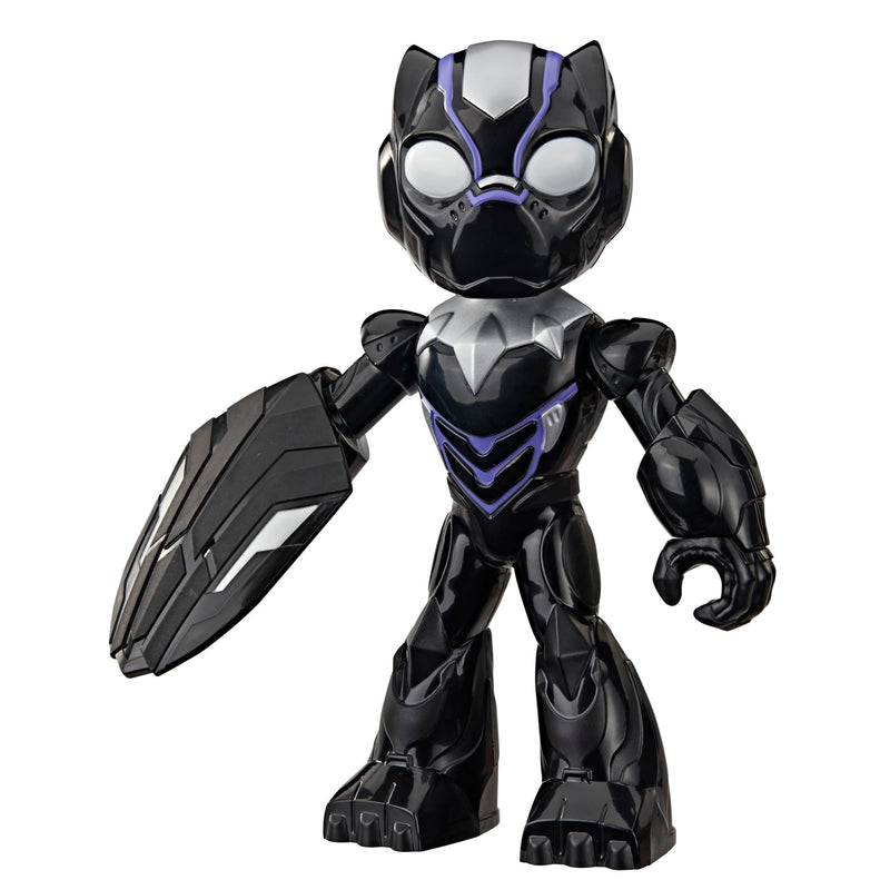 Iron Man and His Awesome Friends Marvel Black Panther Action Figure – 22.8 cm (9 Inch) Oversized Toy with Accessory, Ages 3+