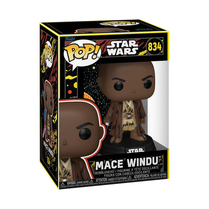 Funko POP! Star Wars: May the Force - Mace Windu - Retro - Collectable Vinyl Figure - Gift Idea - Official Merchandise - Toys For Kids & Adults - Model Figure for Collectors and Display