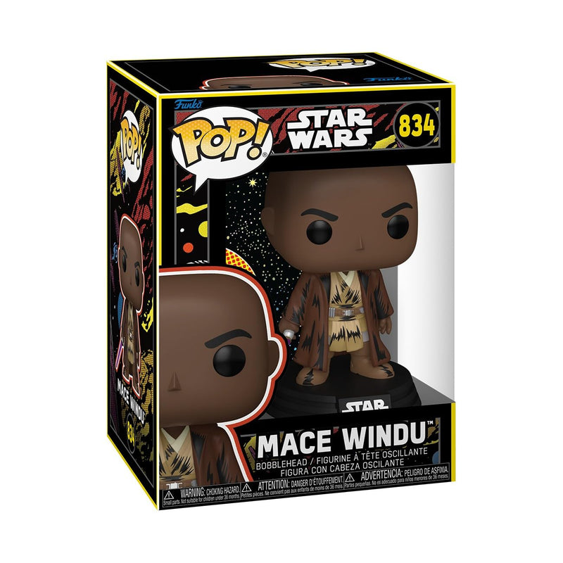 Funko POP! Star Wars: May the Force - Mace Windu - Retro - Collectable Vinyl Figure - Gift Idea - Official Merchandise - Toys For Kids & Adults - Model Figure for Collectors and Display