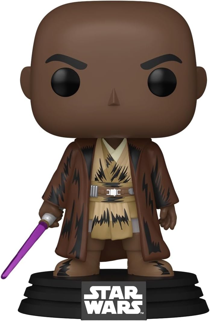 Funko POP! Star Wars: May the Force - Mace Windu - Retro - Collectable Vinyl Figure - Gift Idea - Official Merchandise - Toys For Kids & Adults - Model Figure for Collectors and Display